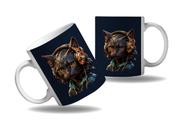 Caneca Presente Nerd Geek Óculos Animais Modernos Gato Caneca Presente Nerd Geek Óculos Animais Modernos Gato