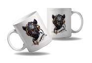 Caneca Presente Nerd Geek Óculos Animais Modernos Pantera