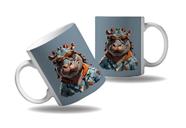 Caneca Presente Nerd Geek Óculos Animal Moderno Hipopotamo Caneca Presente Nerd Geek Óculos Animal Moderno Hipopotamo