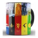 Caneca Preta Casas De Game Of Thrones Got Mod. 1