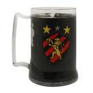Caneca Preta Gel Isolante Térmico 400ml Sport Club