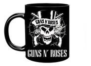 Caneca Preta Guns N Roses Bandas de Rock