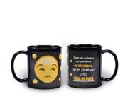Caneca Preta Humor Emoticon Dizem Que Colhemos O Que Plantamos