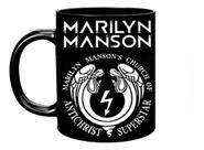 Caneca Preta Marilyn Manson