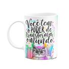 Caneca Professor Coruja - Tem o poder de transformar o mundo
