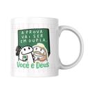 Caneca Professora Flork Prova Em Dupla Você E Deus