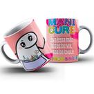 Caneca profissões flork manicure