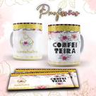 Caneca profissões glitter - Confeiteira