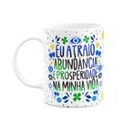 Caneca Proteção - Eu atraio abundância - 325ml