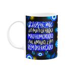Caneca Proteção Olho grego - Livrai-me do mal - B-dark