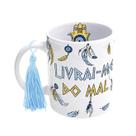 Caneca Protetora com Pompom - Amuleto de Sonhos e Boas Energias