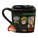 Caneca quadrada naruto konoha 220ml Caneca quadrada naruto konoha 220ml