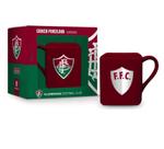Caneca Quadrada Porcelana Fluminense - Oficial - 220ml - Brasfoot