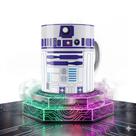 Caneca R2D2 Personalizada Branca Cêramica 325ml Tema Droid Star Wars