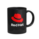 Caneca Red Hat Linux Preta Caneca Red Hat Linux Preta