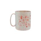 Caneca Redonda 400mL Green Palha Colecao AMOR Romance