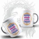 Caneca Religiosa Jesus Disse Vinde A Mim Matheus 11.28 - MEGA OFERTA!