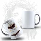 Caneca Religiosa Mateus 4.4 Nem Só De Pão Viverá O Homem Jesus Deus - MEGA OFERTA!