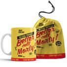 Caneca Rick and Morty Better Call Morty com saquinho