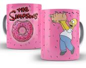 Caneca Rosquinha Simpsons Porco Aranha Homer - Mega Oferta!
