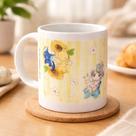 Caneca Sakura Cardcaptor Tomoyo Kerberos Shoran Li Branco Card Captor Sakura