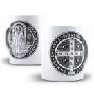 Caneca São Bento Católica Gospel Porcelana Personalizada 3
