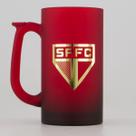 Caneca São Paulo Chopp Acrílico Vermelha