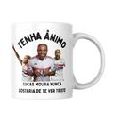 Caneca São Paulo Lucas Moura Tenha Ânimo Motivacional Fã