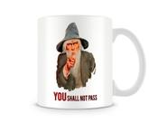 Caneca senhor dos anéis Gandalf You Shall Not