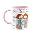 Caneca Signos B-pink - Ela é de Gêmeos