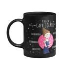 Caneca Signos Preta - Ela é de Capricórnio Caneca Signos Preta - Ela é de Capricórnio
