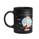Caneca Signos Preta - Ela é de Libra Caneca Signos Preta - Ela é de Libra