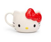 Caneca Silver Buffalo Hello Kitty Face Ceramic 650 ml Caneca Silver Buffalo Hello Kitty Face Ceramic 650 ml