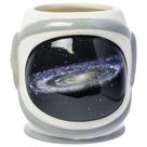 Caneca Silver Buffalo NASA Astronaut Helmet com sistema solar 600mL