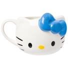 Caneca Silver Buffalo Sanrio Hello Kitty Blue Bow 600ml de cerâmica