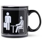 Caneca Silver Buffalo The Office Title Sign 600 ml de cerâmica