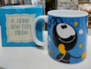 Caneca smilinguido de porcelana 05 - o amor não tem medo