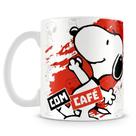 Caneca Snoopy com Café e Sem Café - Cerâmica 325ml Caneca Snoopy com Café e Sem Café - Cerâmica 325ml