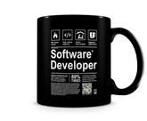 Caneca Software Developer Black
