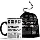 Caneca Software Developer com saquinho