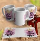 Caneca Sou a Filha do Rei - Porcelana