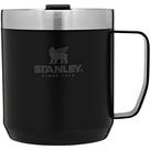 Caneca Stanley Stay Hot 350ml - Aço Inoxidável Preta Fosca para Acampamento