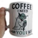 Caneca Star Wars Coffee Yoda