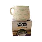 Caneca Star Wars Mestre Yoda Disney Zona Criativa Cerâmica 500ml Moma Geek Xícara Café
