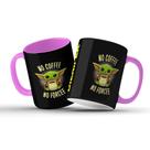 Caneca Star Wars no coffee no forcee Personalizada com Nome M8