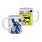 Caneca Stitch Animado 350ml Cerâmica Disney Personalizada
