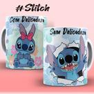 Caneca Stitch com e sem café