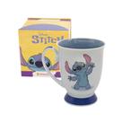 Caneca Stitch Disney Cerâmica Geek Zona Criativa Licenciado Royal 300ml Xicara Vintage Café Chá