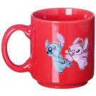 Caneca Stitch e Angel Love Disney Zona Criativa 100 ml