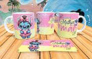 Caneca Stitch Ohana e Lilo Stitch Disney